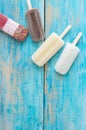 Frozen ice lollies Royalty Free Stock Photo