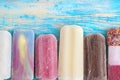 Frozen ice lollies Royalty Free Stock Photo