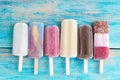 Frozen ice lollies Royalty Free Stock Photo