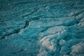 Frozen Ice sheets breaking apart in Petoskey Michigan Royalty Free Stock Photo