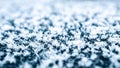 Frozen ice texture. Cold snow winter background. Blue crystal frozen abstract pattern. White frost ice texture. Royalty Free Stock Photo