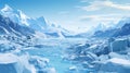 frozen icy ice background Royalty Free Stock Photo