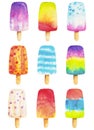 Frozen Juice Summer Icecream Royalty Free Stock Photo