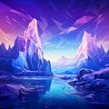 The Frozen Kingdom: Exploring Nature's Ice Castles Royalty Free Stock Photo