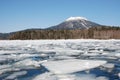 Frozen lake