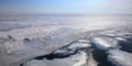 Frozen Lake Baikal Royalty Free Stock Photo