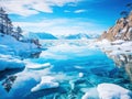 Frozen Lake Baikal