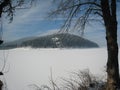 Frozen lake, Bavaria