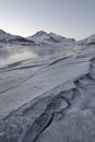 Frozen lake Royalty Free Stock Photo