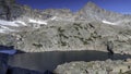 Frozen Lake 11,578` Rocky Mountain National Park Royalty Free Stock Photo