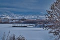 Frozen Lake in Western Colorado