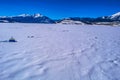Frozen Lake in Breckenridge, Colorado Royalty Free Stock Photo
