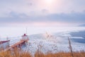 Frozen lake in winterÃ¯Â¼ÅLake Baykal, Russia