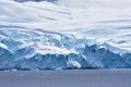 Frozen blue Land of Antarctica Royalty Free Stock Photo