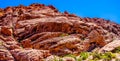 Lava-like Red Rocks in Red Rock Canyon National Conservation Area near Las Vegas, Nevada, USA Royalty Free Stock Photo