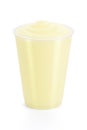 Frozen Lemonade or Pineapple Smoothie Royalty Free Stock Photo