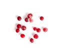 Frozen Lingonberry, Iced Cowberry, Snow Cranberry, Red Viburnum Berries, Frozen Lingonberry