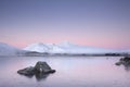 Frozen Loch Rannoch Moor Winter by Glencoe West Highlands Black Mount Scottish Mountain Royalty Free Stock Photo