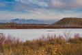 Frozen Mack Mesa Lake Royalty Free Stock Photo