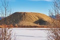 Frozen Mack Mesa Lake Royalty Free Stock Photo