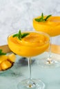 Frozen mango daiquiri Royalty Free Stock Photo