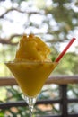 Frozen Mango Daiquiri Royalty Free Stock Photo