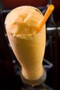 Frozen mango smoothie