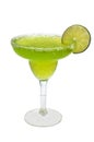 Frozen Margarita, Lime, Isolated Royalty Free Stock Photo