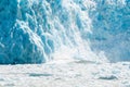 Frozen Mendenhall Glacier located in Mendenhall Valley, downtown Juneau Royalty Free Stock Photo