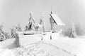 Frozen Meteo Station Royalty Free Stock Photo