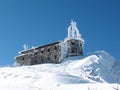 Frozen meteorological station