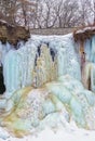 Frozen Minnehaha Falls Royalty Free Stock Photo