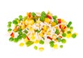 Frozen mix vegetables and rice