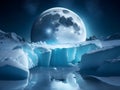 Frozen Moonbeams: Capturing the Moon\'s Glow on Ice