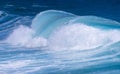 Frozen motion of ocean waves off Hawaii Royalty Free Stock Photo