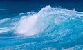 Frozen motion of ocean waves off Hawaii Royalty Free Stock Photo