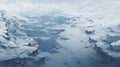 Frozen Mountains: Brushwork Exploration Of Tundra From Above