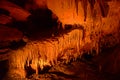 Frozen Niagara, Mammoth Cave National Park, USA Royalty Free Stock Photo