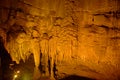 Frozen Niagara, Mammoth Cave National Park, USA Royalty Free Stock Photo