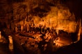 Frozen Niagara, Mammoth Cave National Park, USA Royalty Free Stock Photo