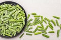 Frozen organic green beans