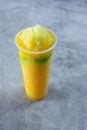 frozen passion fruit smoothie Royalty Free Stock Photo