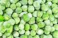 Frozen pea peases texture background. Green pease background pattern. Royalty Free Stock Photo