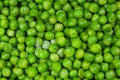 Frozen pea peases texture background. Green pease background pattern. Royalty Free Stock Photo