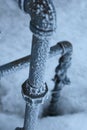 Frozen Pipes Royalty Free Stock Photo