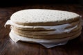 Frozen Pizza Base or Dough Royalty Free Stock Photo