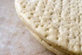 Frozen pizza dough Royalty Free Stock Photo