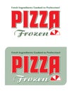 Frozen pizza signs