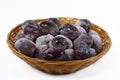 Frozen plums Royalty Free Stock Photo