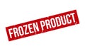 Frozen Product Rubber Stamp. Red Frozen Product Rubber Grunge Stamp Seal Vector Illustration - Vector Royalty Free Stock Photo
